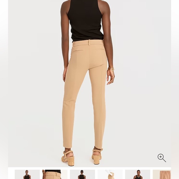 J Crew Cameron Slim Cropped Pant in Four-Season Stretch Size 4 Tall - Picture 3 of 9